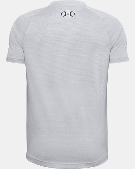 T-shirt à manches courtes UA Tech™ pour garçon, Gray, pdpMainDesktop image number 1